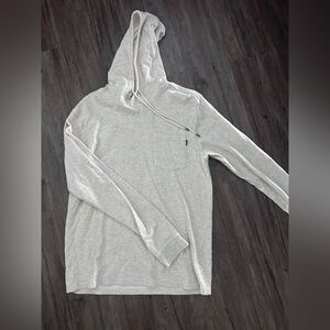 Ripcurl- beige lightweight pullover with hood and drawstring